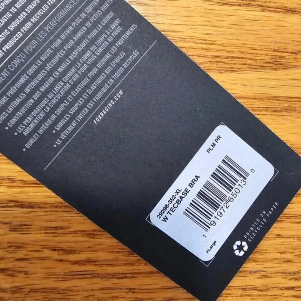 Fox Racing Tecbase‎ Bra - Size Extra Large - Picture 5 of 9